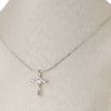 Ogrlica Križ s kristali Swarovski® srebrna - Image 3