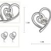 Set nakita s kristali Swarovski® bel - Image 3