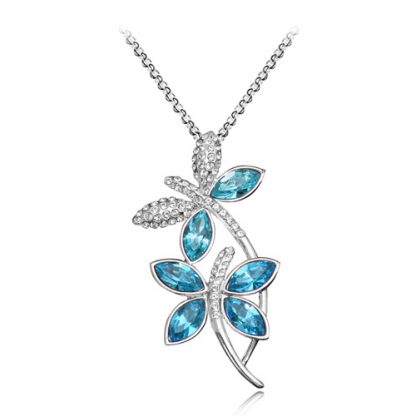 Set nakita Kačji pastir s kristali Swarovski® ocean modra - Image 3