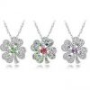 Ogrlica s kristali Swarovski® Deteljica multicolour - Image 4