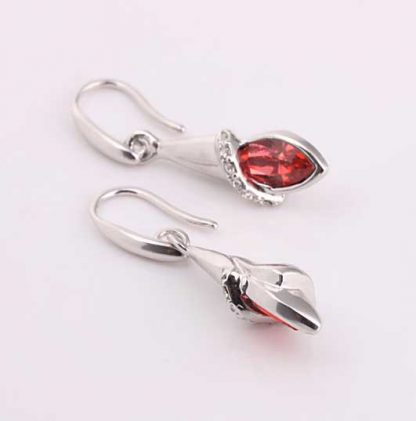 Uhani s kristali Swarovski® Angelček rdeči - Image 4