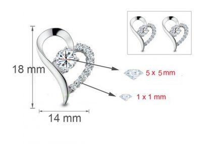 Set nakita Royal Heart s kristali Swarovski® - Image 4