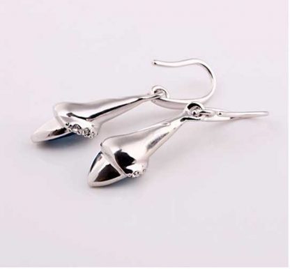 Uhani s kristali Swarovski® Angelček rdeči - Image 5