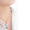 Ogrlica s kristali Swarovski® Pariz moder - Image 3