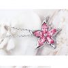 Ogrlica Velika Zvezda s kristali Swarovski® roza - Image 3