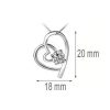 Ogrlica Divje srce s kristali Swarovski® - Image 2