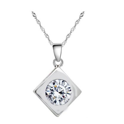 Ogrlica Romb s kristali Swarovski®