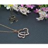 Ogrlica Objet srček s kristali Swarovski® zlat - Image 2