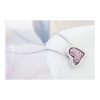 Ogrlica Skriti srček s kristali Swarovski® roza - Image 2