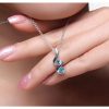 Ogrlica Cathy s kristali Swarovski® vijolična - Image 2
