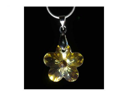 Ogrlica Flower AB s kristali Swarovski®