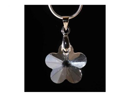 Ogrlica Flower s kristali Swarovski®