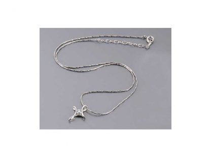 Ogrlica Križ s kristali Swarovski® srebrna - Image 2