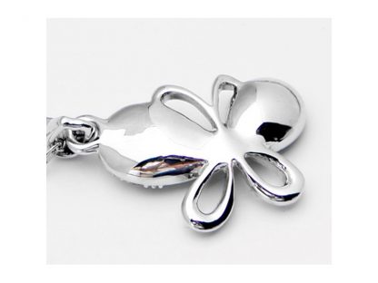 Ogrlica Metulj s kristali Swarovski® kristali moder - Image 2