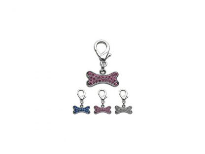 Obesek Kost4 s kristali Swarovski®