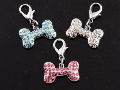 Obesek Kost2 s kristali Swarovski®