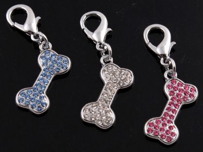 Obesek Kost s kristali Swarovski®