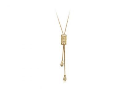 Ogrlica s kristali Swarovski® zlata