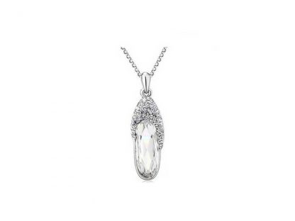 Ogrlica s kristali Swarovski® Pariz bel