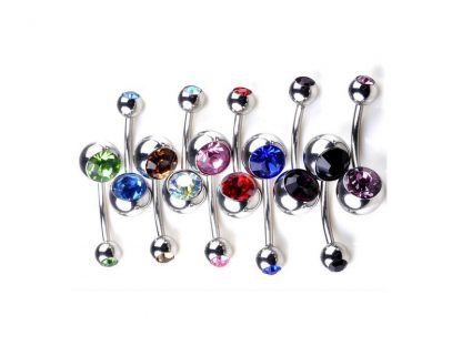 Pearcing Navel kristali v različnih barvah