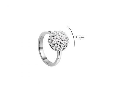 Prstan s kristali Swarovski® Gobica rdeč - Image 2