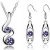 Set nakita Cathy s kristali Swarovski® vijola