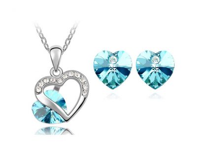 Set nakita Johanna s kristali Swarovski® ocean modra