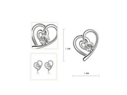 Set nakita Lorena s kristali Swarovski® bel - Image 2