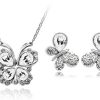 Set nakita Nebeški metulj s kristali Swarovski® bel