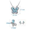 Set nakita Nebeški metulj s kristali Swarovski® bel - Image 2
