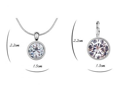 Set nakita Nicki s kristali Swarovski® roza - Image 2