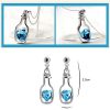 Set nakita Srce v steklenički s kristali Swarovski® roza - Image 2
