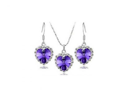 Set nakita s kristali Titanik Deluxe vijolična