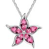 Set nakita Velika zvezda s kristali Swarovski® roza