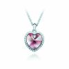 Ogrlica Titanik s kristali Swarovski® roza