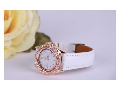 Ročna ura Eleganca s kristali Swarovski® bela - Image 2