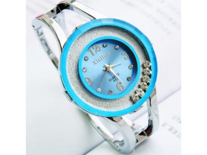 Ročna ura Zapestnica s kristali Swarovski® ocean modra