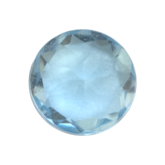 Nebesno moder Topaz - okrogel