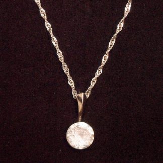 Ogrlica z Rivoli kristalom Swarovski® - Bela