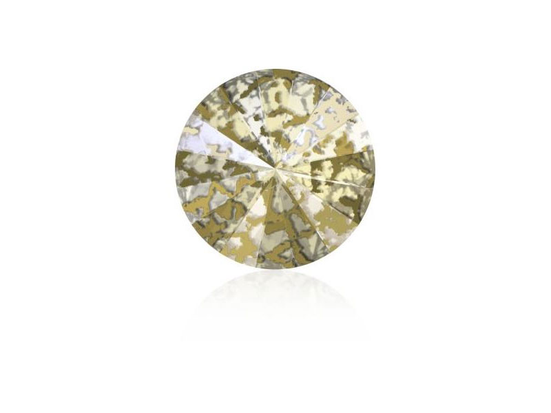 Zlata patina - kristal Swarovski® rivoli