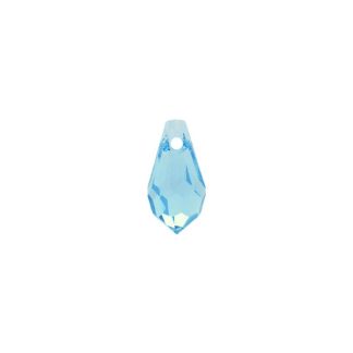 Svetlo modra - Swarovski® kristal solza za uhane