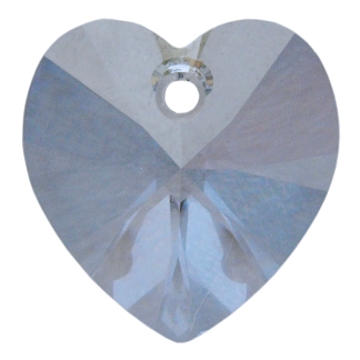 Modra senca - kristal Swarovski® srce