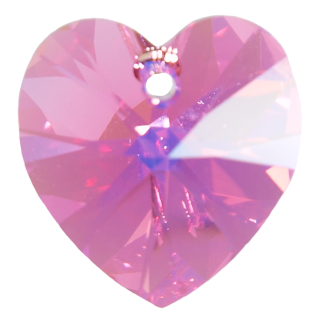 Roza severni sij - kristal Swarovski® srce