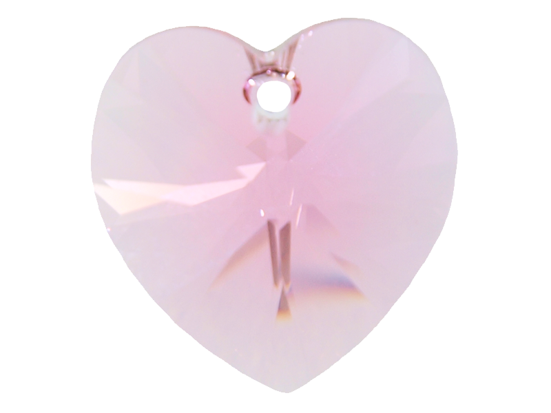 Svetlo rožnata - kristal Swarovski® srce